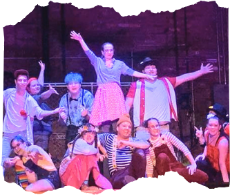 Godspell cast from 2019